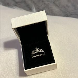 Pandora Princess Ring + Additional Band